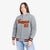 Custom Gray Orange-Black Varsity Full-Snap Letterman Classic Hoodie Jacket