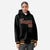 Custom Black Crimson-Gold Varsity Full-Snap Letterman Classic Hoodie Jacket