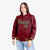 Custom Crimson Black-Old Gold Varsity Full-Snap Letterman Classic Hoodie Jacket