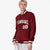 Custom Burgundy White-Gold Bomber Full-Snap Varsity Letterman Jacket