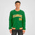 Custom Neon-Green Orange-White Bomber Full-Snap Varsity Letterman Jacket