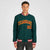 Custom Midnight-Green Red-Gold Bomber Full-Snap Varsity Letterman Jacket