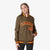 Custom Brown Burgundy Gold Bomber Full-Snap Varsity Letterman Jacket