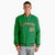 Custom Neon-Green Brown-White Bomber Full-Snap Varsity Letterman Jacket