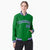 Custom Neon-Green Purple-White Bomber Full-Snap Varsity Letterman Jacket