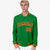 Custom Neon-Green Red-Gold Bomber Full-Snap Varsity Letterman Jacket