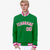 Custom Neon-Green Pink-White Bomber Full-Snap Varsity Letterman Jacket