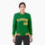 Custom Neon-Green Gold Black-White Bomber Full-Snap Varsity Letterman Jacket