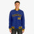 Custom Purple Black-Gold Bomber Full-Snap Varsity Letterman Jacket