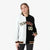 Custom White Black Cream Bomber Full-Snap Varsity Letterman Split Fashion Jacket