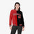 Custom Royal-Red White Black Bomber Full-Snap Varsity Letterman Split Fashion Jacket