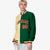 Custom Cream Red Kelly-Green Bomber Full-Snap Varsity Letterman Split Fashion Jacket