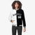 Custom White Black Gray Bomber Full-Snap Varsity Letterman Split Fashion Jacket