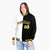 Custom White Black Gold Bomber Full-Snap Varsity Letterman Split Fashion Jacket