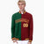 Custom Kelly Green Burgundy-Gold Bomber Full-Snap Varsity Letterman Split Fashion Jacket