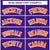 Custom Purple- Orange-White Bomber Full-Snap Varsity Letterman Jacket