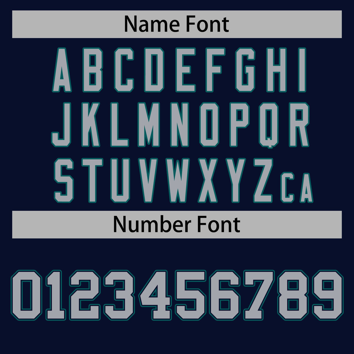 Custom Navy Gray-Aqua Bomber Full-Snap Varsity Letterman Jacket