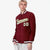 Custom Burgundy White-Gold Bomber Full-Snap Varsity Letterman Jacket