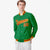 Custom Neon-Green Red-Gold Bomber Full-Snap Varsity Letterman Jacket