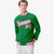 Custom Neon-Green Pink-White Bomber Full-Snap Varsity Letterman Jacket