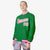 Custom Neon-Green Pink-White Bomber Full-Snap Varsity Letterman Jacket