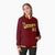 Custom Burgundy Yellow-Black Bomber Full-Snap Varsity Letterman Jacket