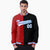 Custom Royal-Red Light-Blue Black Bomber Full-Snap Varsity Letterman Split Fashion Jacket