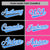 Custom Black Light-Blue Pink Bomber Full-Snap Varsity Letterman Split Fashion Jacket