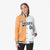 Custom Pink White Navy Bomber Full-Snap Varsity Letterman Split Fashion Jacket