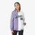 Custom Light-Purple White Bomber Full-Snap Varsity Letterman Split Fashion Jacket