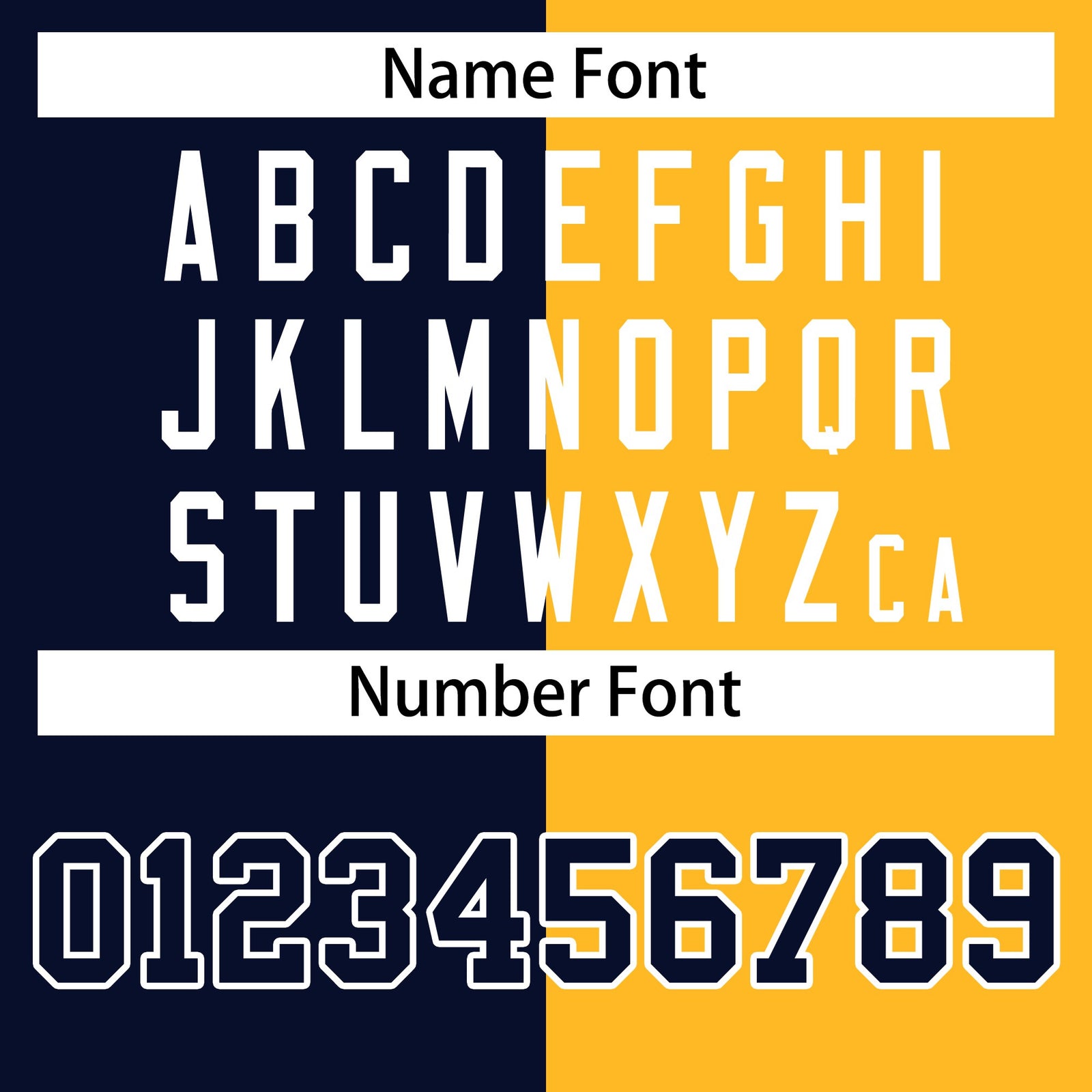 Custom Navy White Yellow Bomber Full-Snap Varsity Letterman Split Fashion Jacket