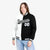 Custom White Black Gray Bomber Full-Snap Varsity Letterman Split Fashion Jacket