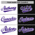 Custom White Black Purple Bomber Full-Snap Varsity Letterman Split Fashion Jacket