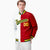 Custom White Red Kelly-Green Gold Bomber Full-Snap Varsity Letterman Split Fashion Jacket