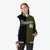 Custom Black Olive White Bomber Full-Snap Varsity Letterman Split Fashion Jacket