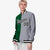 Custom Kelly Green Gray-Black Bomber Full-Snap Varsity Letterman Split Fashion Jacket