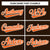 Custom Brown- Orange-White Bomber Full-Snap Varsity Letterman Jacket