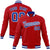 Custom Royal Red Blue-White Bomber Full-Snap Varsity Letterman Jacket