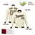 Custom Cream- Old Gold- Black Bomber Full-Snap Varsity Letterman Jacket