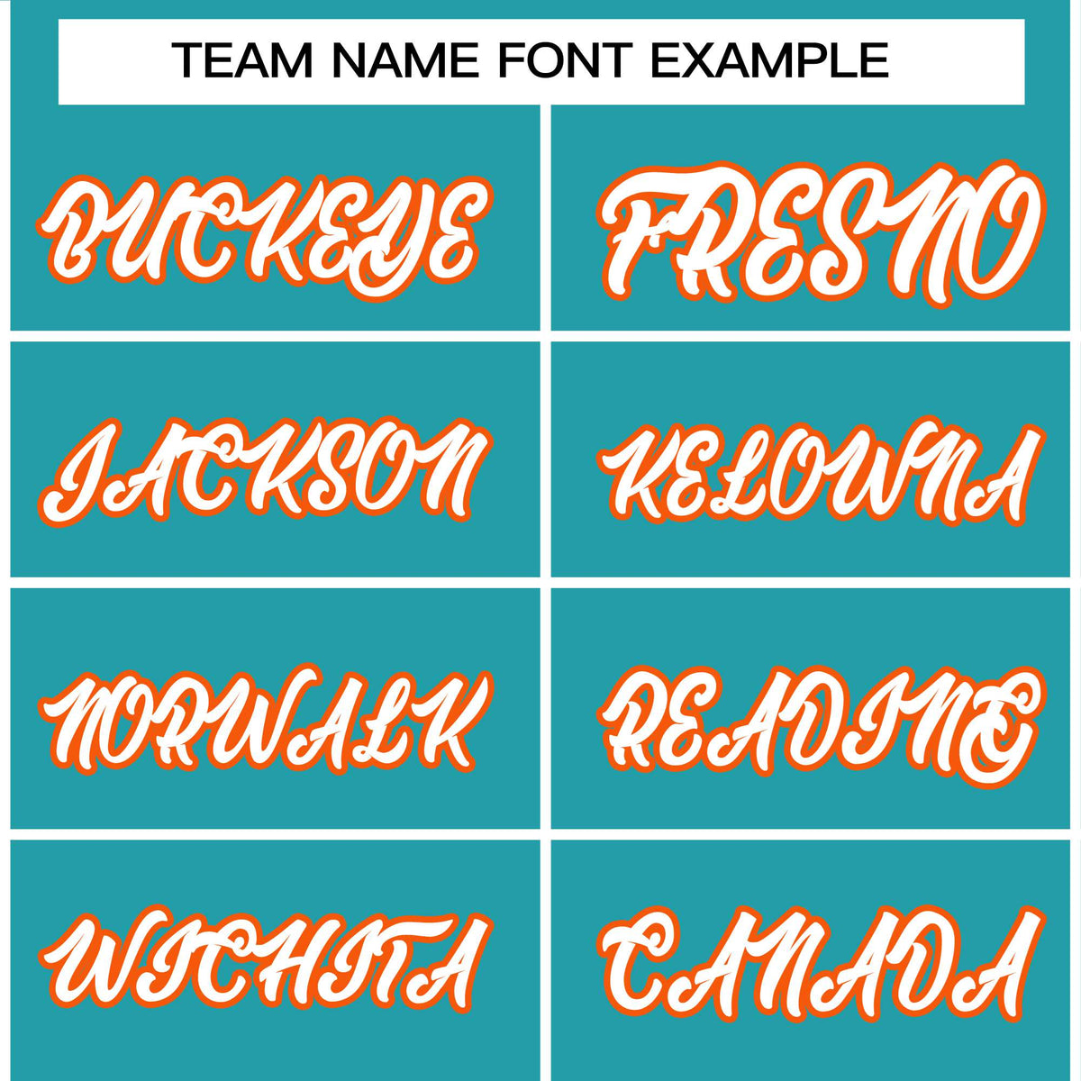 Custom Aqua White Orange Bomber Full-Snap Varsity Letterman Jacket