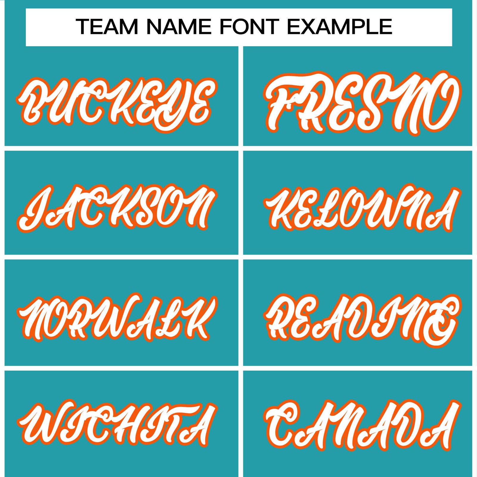 Custom Aqua White Orange Bomber Full-Snap Varsity Letterman Jacket