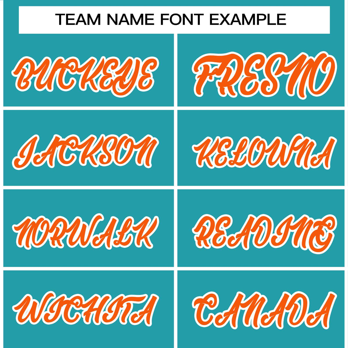 Custom Aqua Orange White Bomber Full-Snap Varsity Letterman Jacket