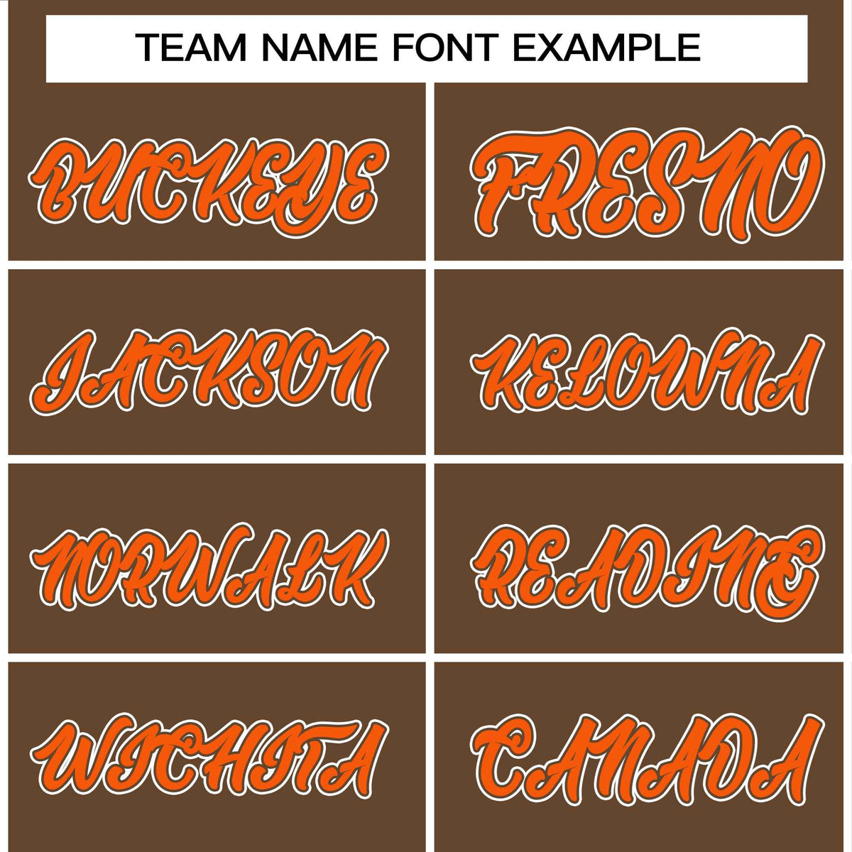 Custom Brown Orange White Bomber Full-Snap Varsity Letterman Jacket