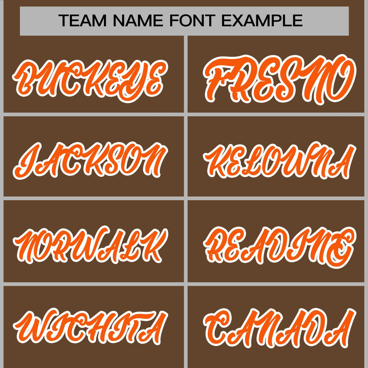 Custom Brown Orange White Bomber Full-Snap Varsity Letterman Jacket