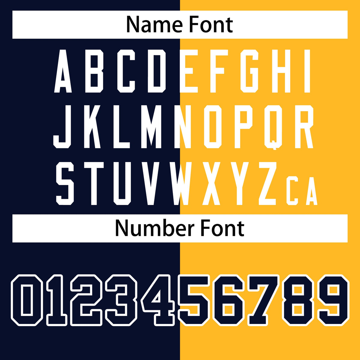 Custom Navy White Yellow Bomber Full-Snap Varsity Letterman Split Fashion Jacket