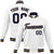 Custom White- Navy- Old-Gold Bomber Full-Snap Varsity Letterman Jacket