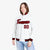 Custom White-Red-Black Bomber Full-Snap Varsity Letterman Jacket