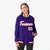 Custom Purple- White-Red Bomber Full-Snap Varsity Letterman Jacket