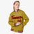 Custom Gold- Red-White Bomber Full-Snap Varsity Letterman Jacket