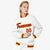 Custom White- Orange-Gold Bomber Full-Snap Varsity Letterman Jacket